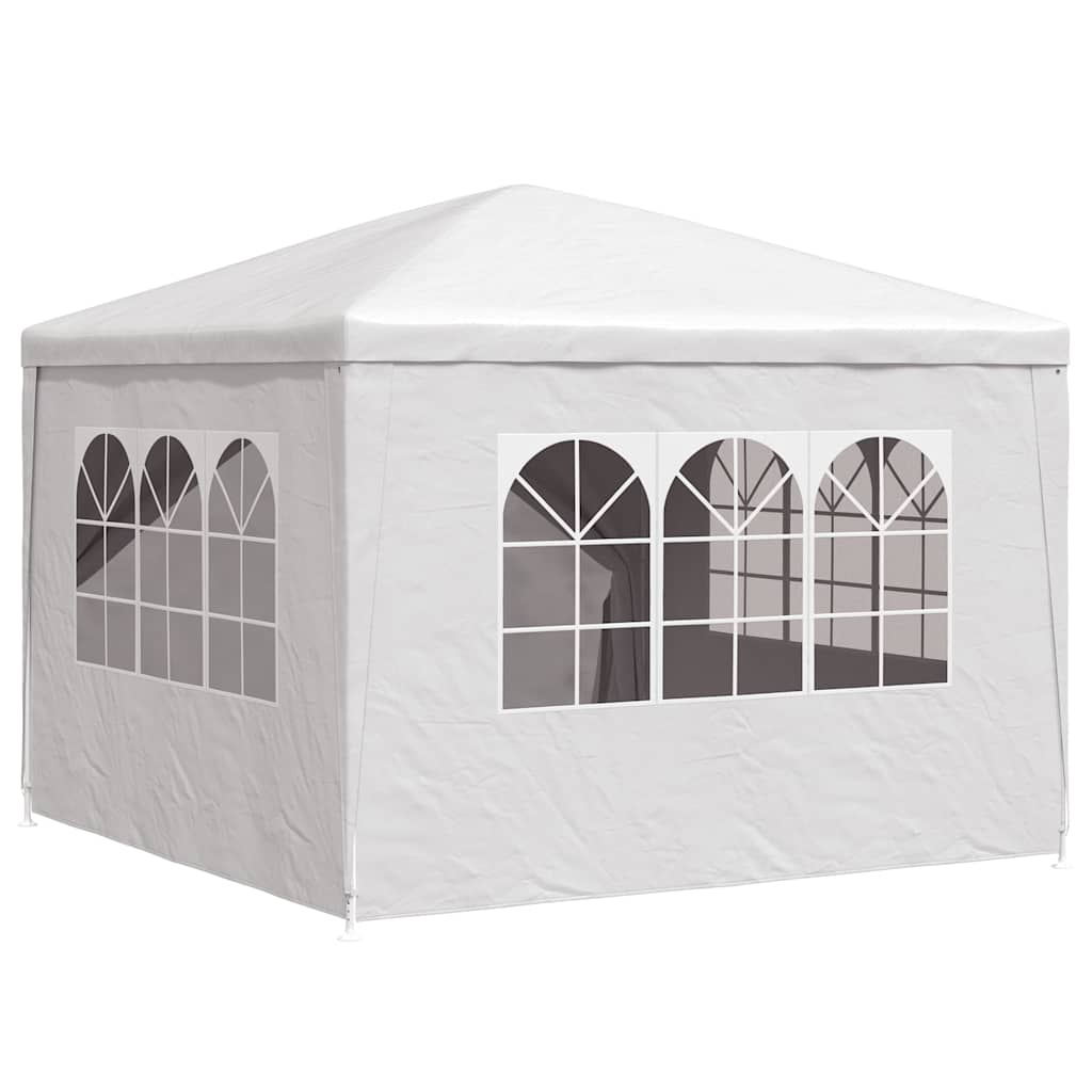 vidaXL Namiot imprezowy, 3 x 3 m, biały