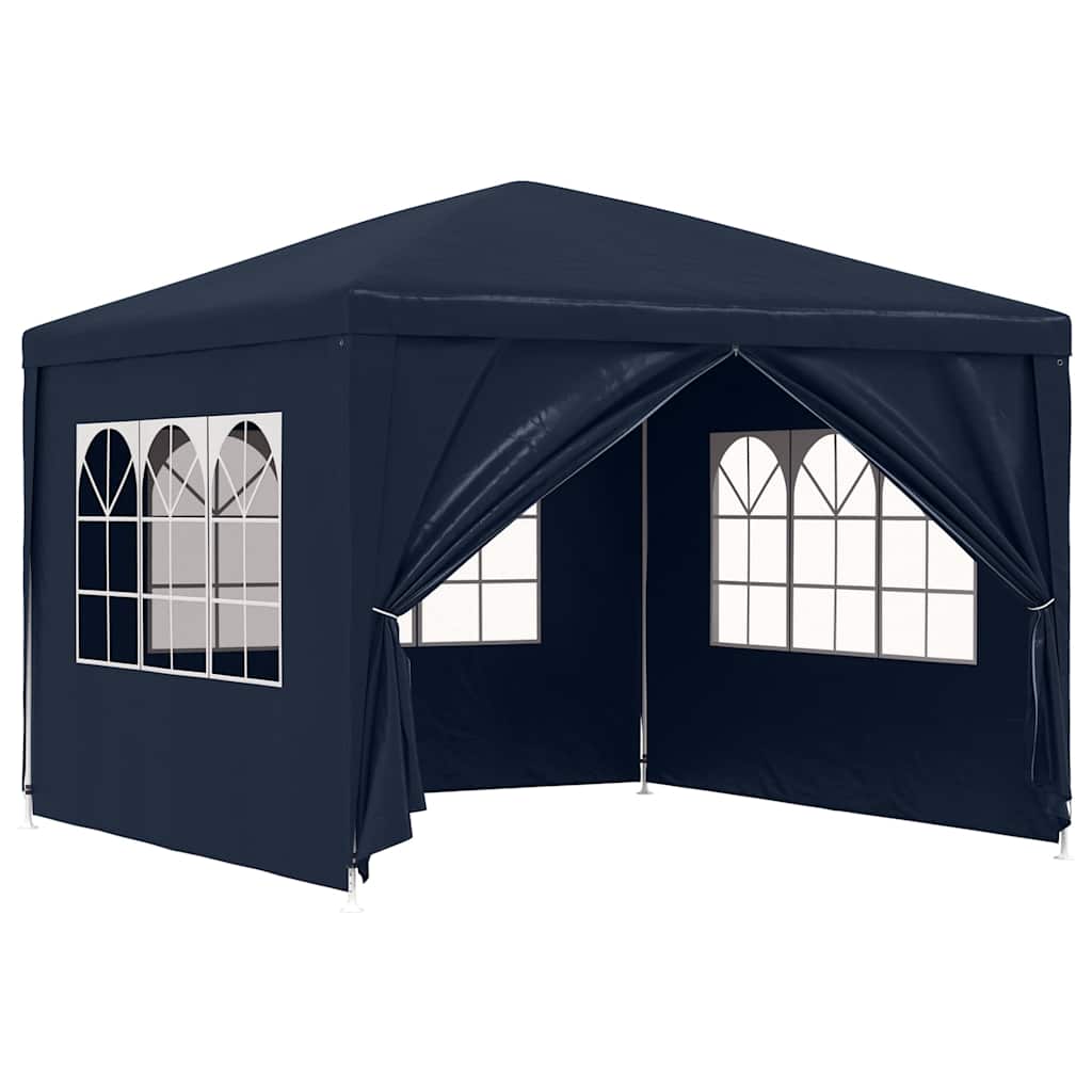 vidaXL Namiot imprezowy, 3 x 3 m, niebieski
