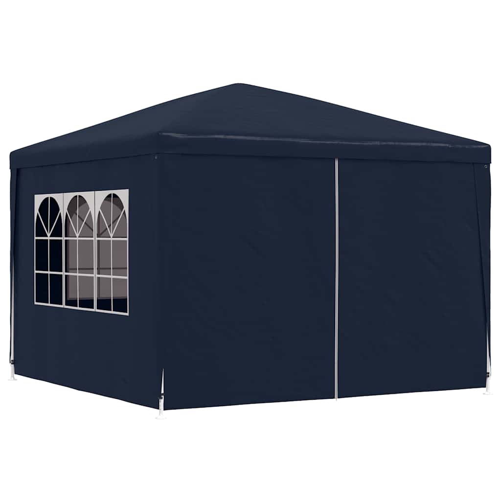 vidaXL Namiot imprezowy, 3 x 3 m, niebieski