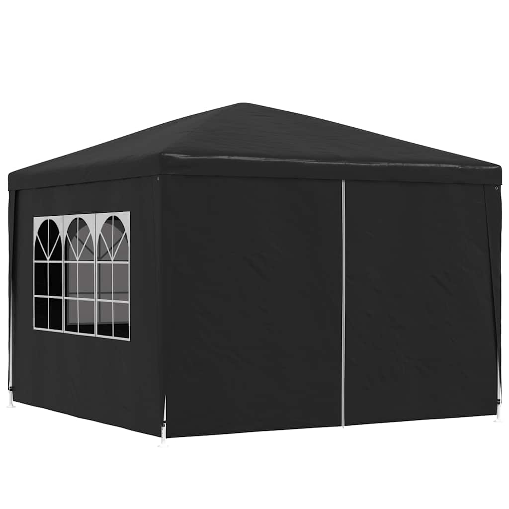 vidaXL Namiot imprezowy, 3 x 3 m, antracytowy