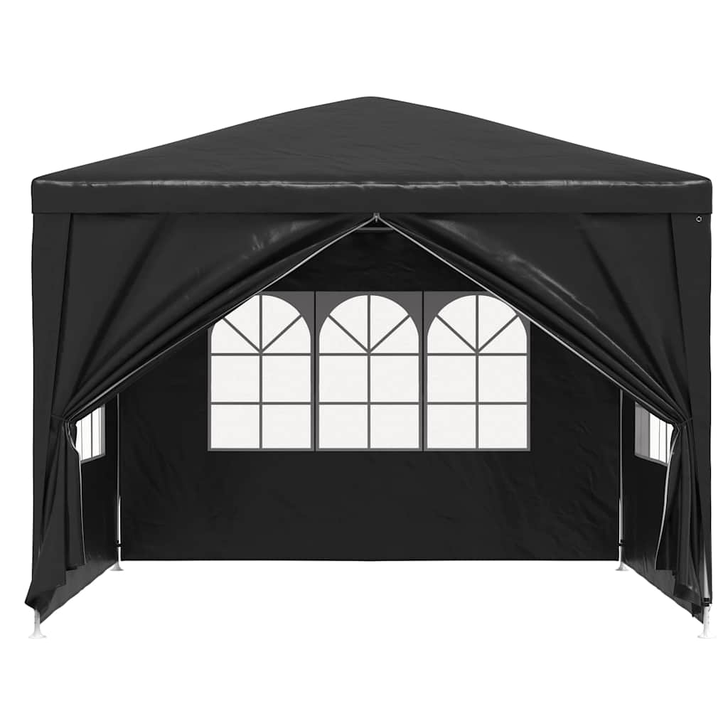 vidaXL Namiot imprezowy, 3 x 3 m, antracytowy