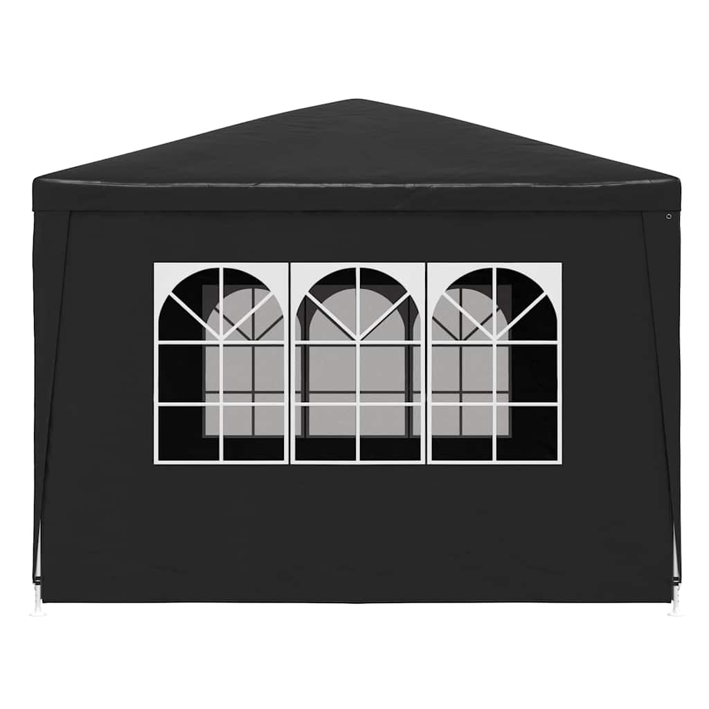 vidaXL Namiot imprezowy, 3 x 3 m, antracytowy