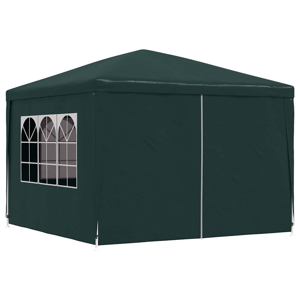 vidaXL Namiot imprezowy, 3 x 3 m, zielony