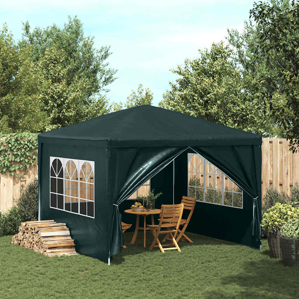 vidaXL Namiot imprezowy, 3 x 3 m, zielony