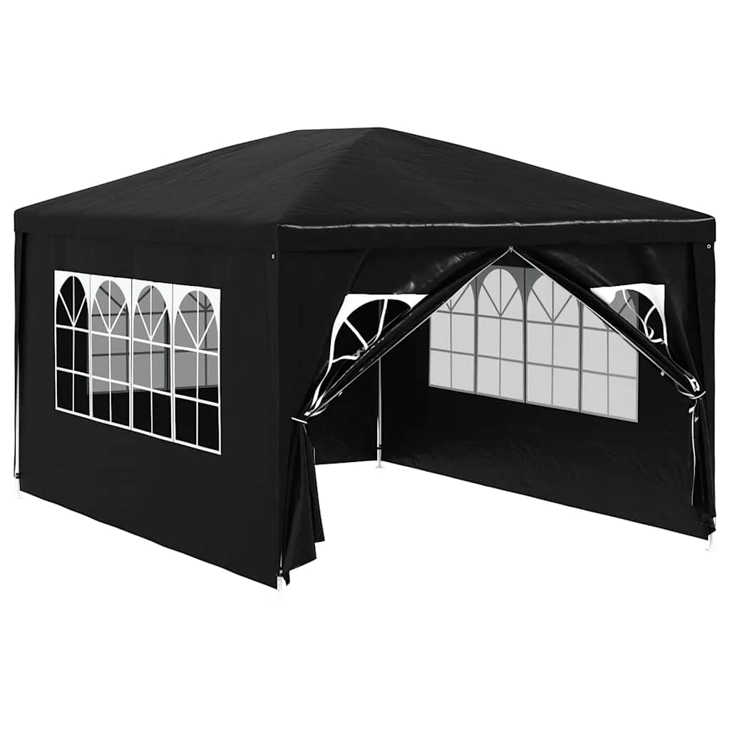 vidaXL Namiot imprezowy, 3 x 4 m, antracytowy