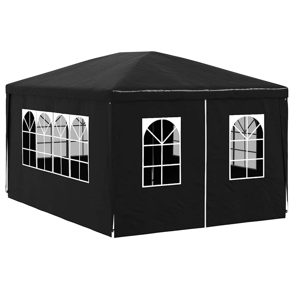 vidaXL Namiot imprezowy, 3 x 4 m, antracytowy