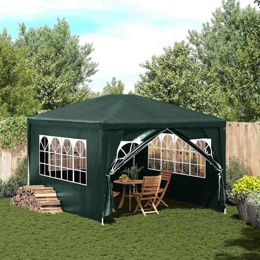 vidaXL Namiot imprezowy, 3 x 4 m, zielony