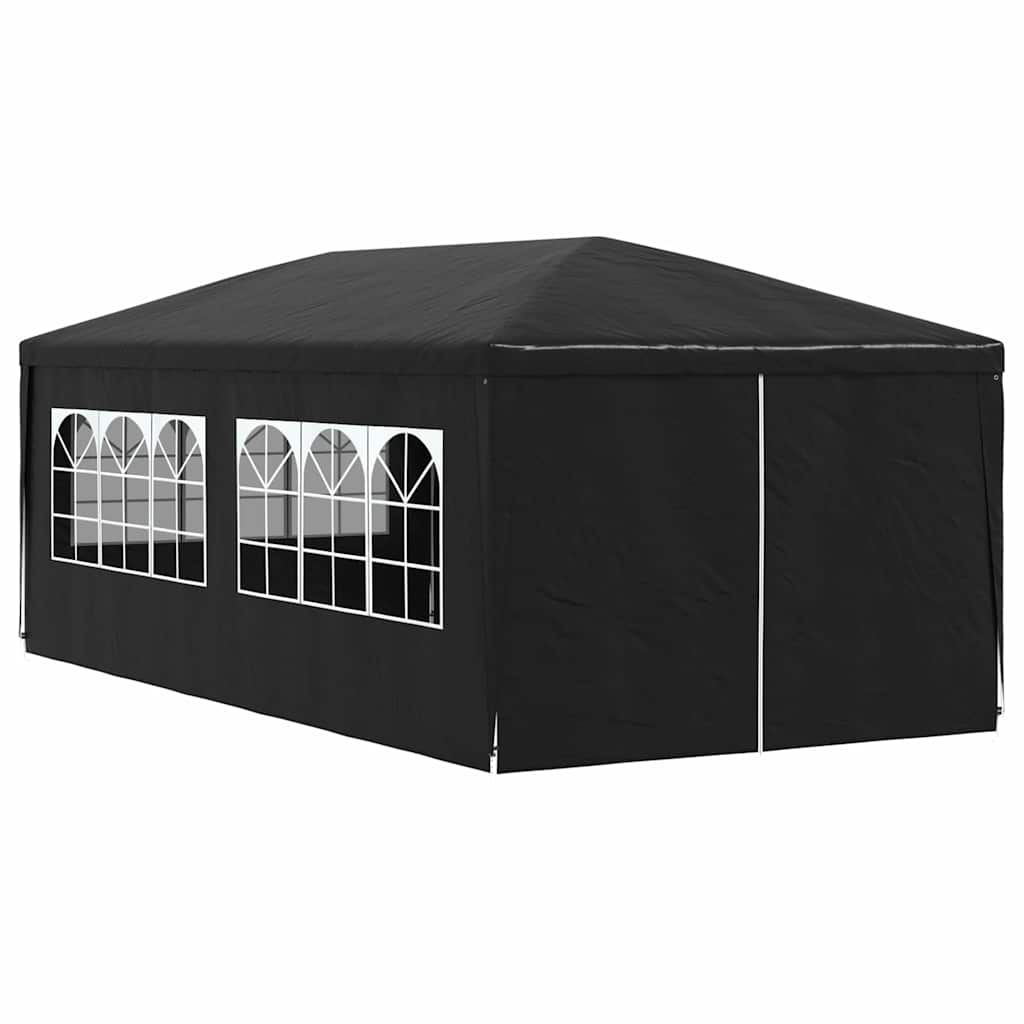vidaXL Namiot imprezowy, 3 x 6 m, antracytowy