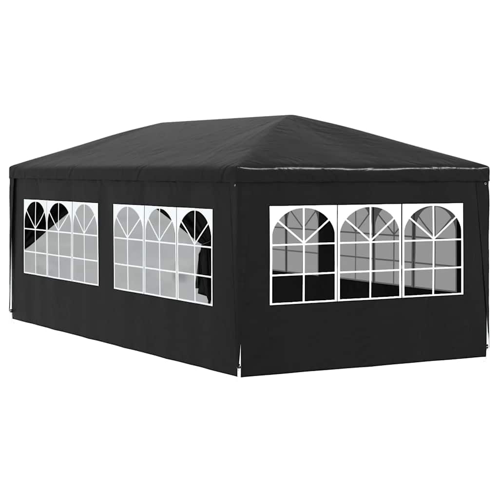vidaXL Namiot imprezowy, 3 x 6 m, antracytowy