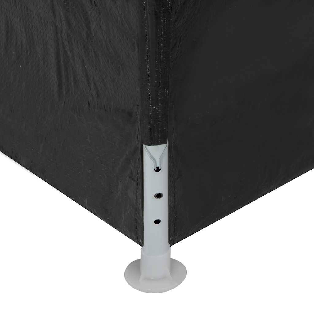 vidaXL Namiot imprezowy, 3 x 6 m, antracytowy