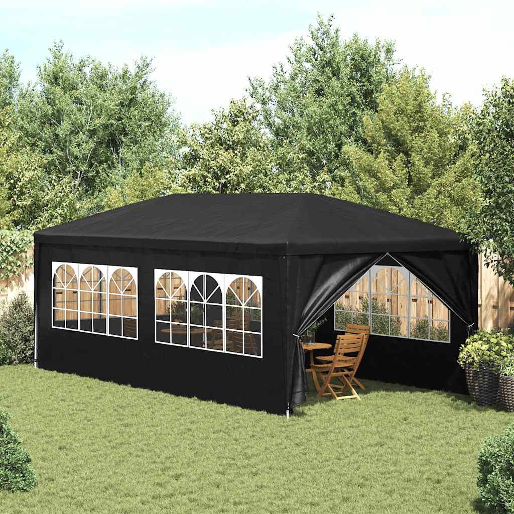 vidaXL Namiot imprezowy, 3 x 6 m, antracytowy