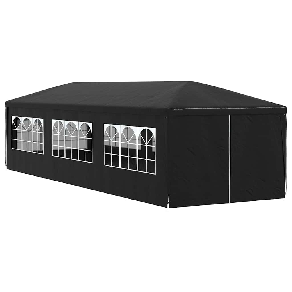 vidaXL Namiot imprezowy, 3 x 9 m, antracytowy