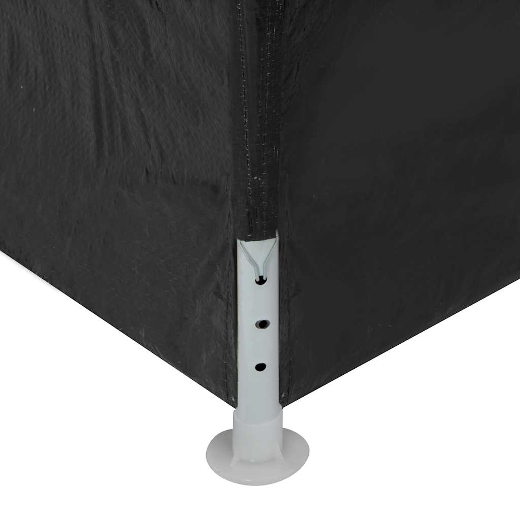 vidaXL Namiot imprezowy, 3 x 9 m, antracytowy