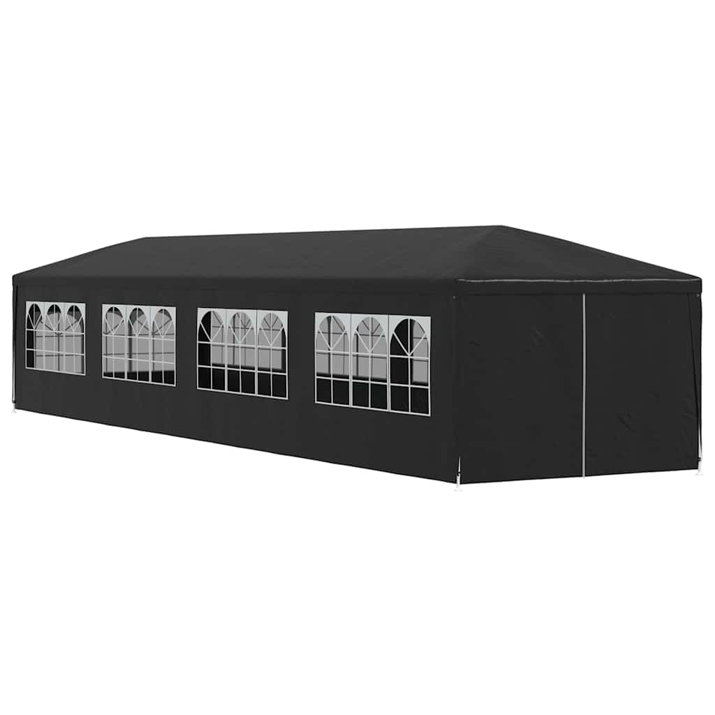 vidaXL Namiot imprezowy, 3 x 12 m, antracytowy