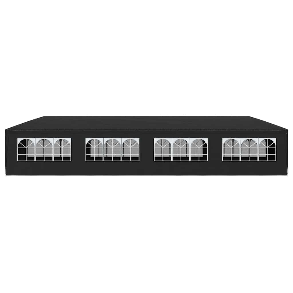 vidaXL Namiot imprezowy, 3 x 12 m, antracytowy