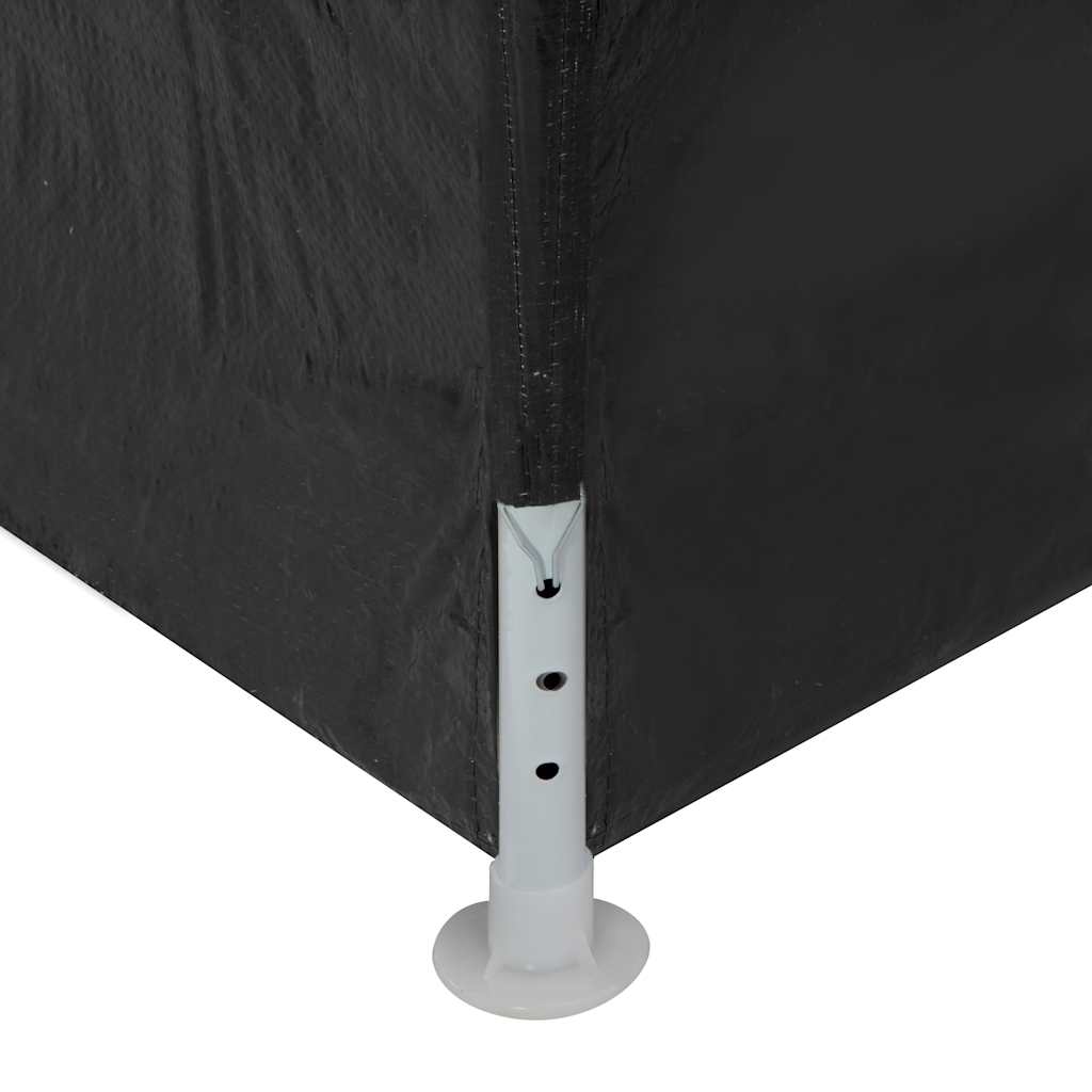 vidaXL Namiot imprezowy, 3 x 12 m, antracytowy