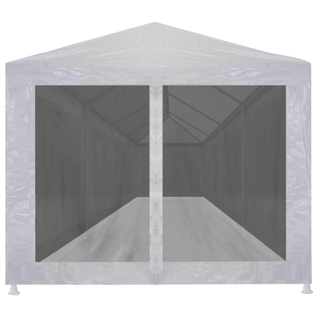 vidaXL Namiot imprezowy z 10 siatkowymi ściankami, 12 x 3 m