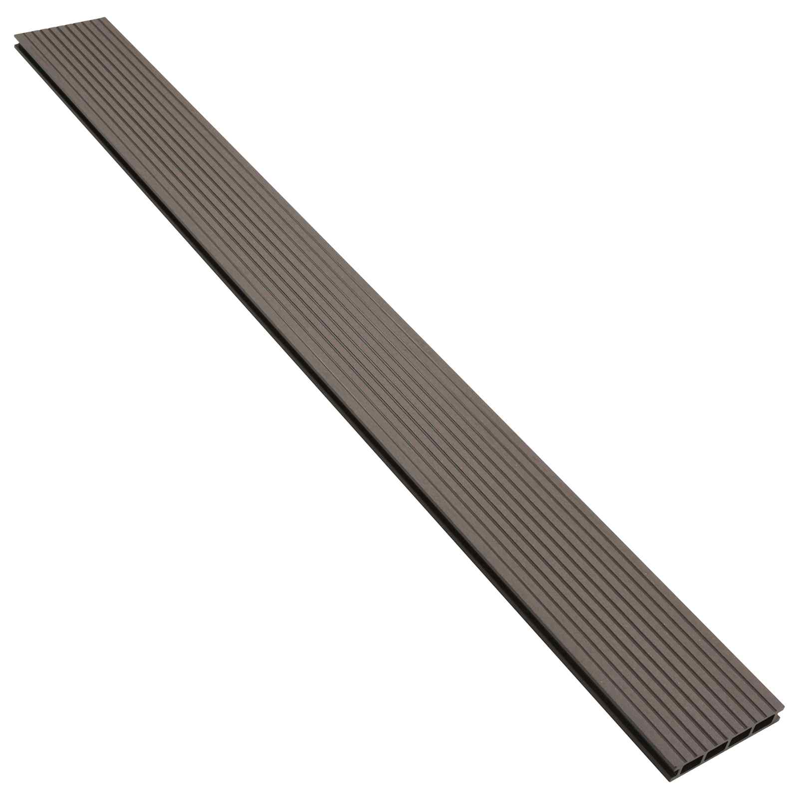 vidaXL Deska Tarasowa 6 pcs Ciemny brąz Kompozyt drewniano-plastikowy