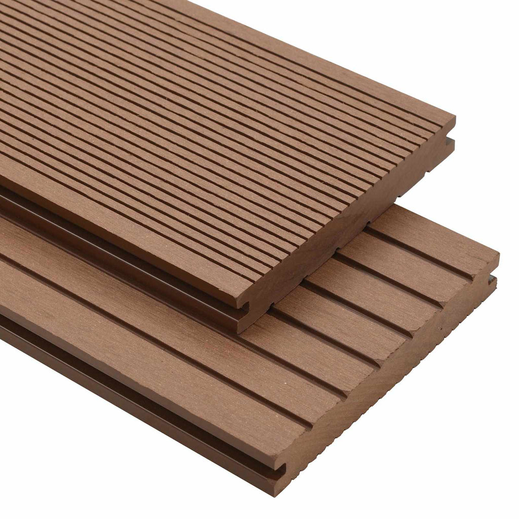 vidaXL Deska Tarasowa 6 pcs Jasny Brąz Kompozyt drewniano-plastikowy