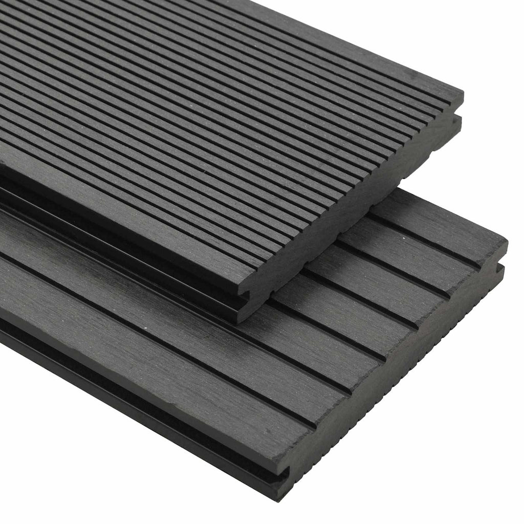 vidaXL Deska Tarasowa 6 pcs Szary Kompozyt drewniano-plastikowy