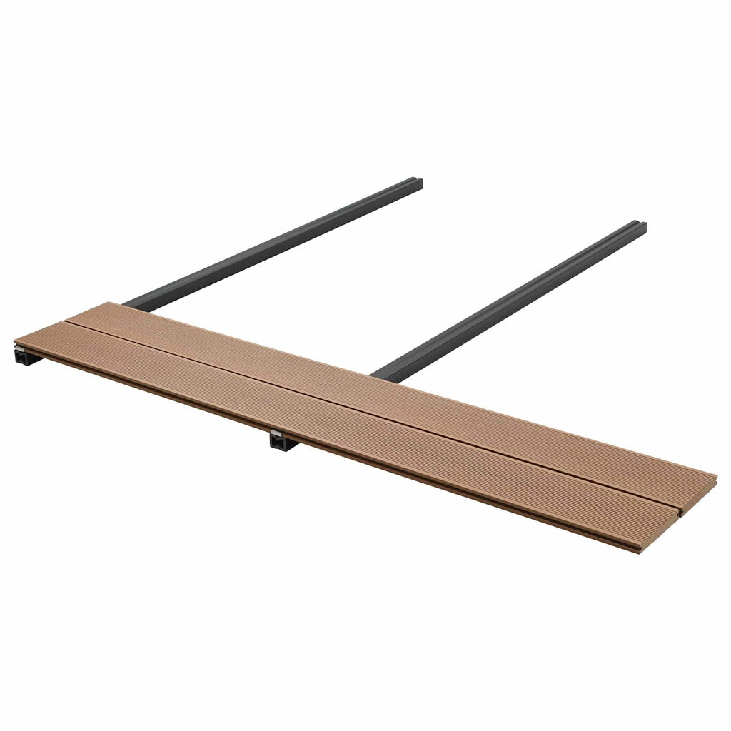 vidaXL Deska Tarasowa 6 pcs Drewno tekowe