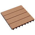 vidaXL Płytka Tarasowa 11 pcs Drewno tekowe 30 x 30 cm