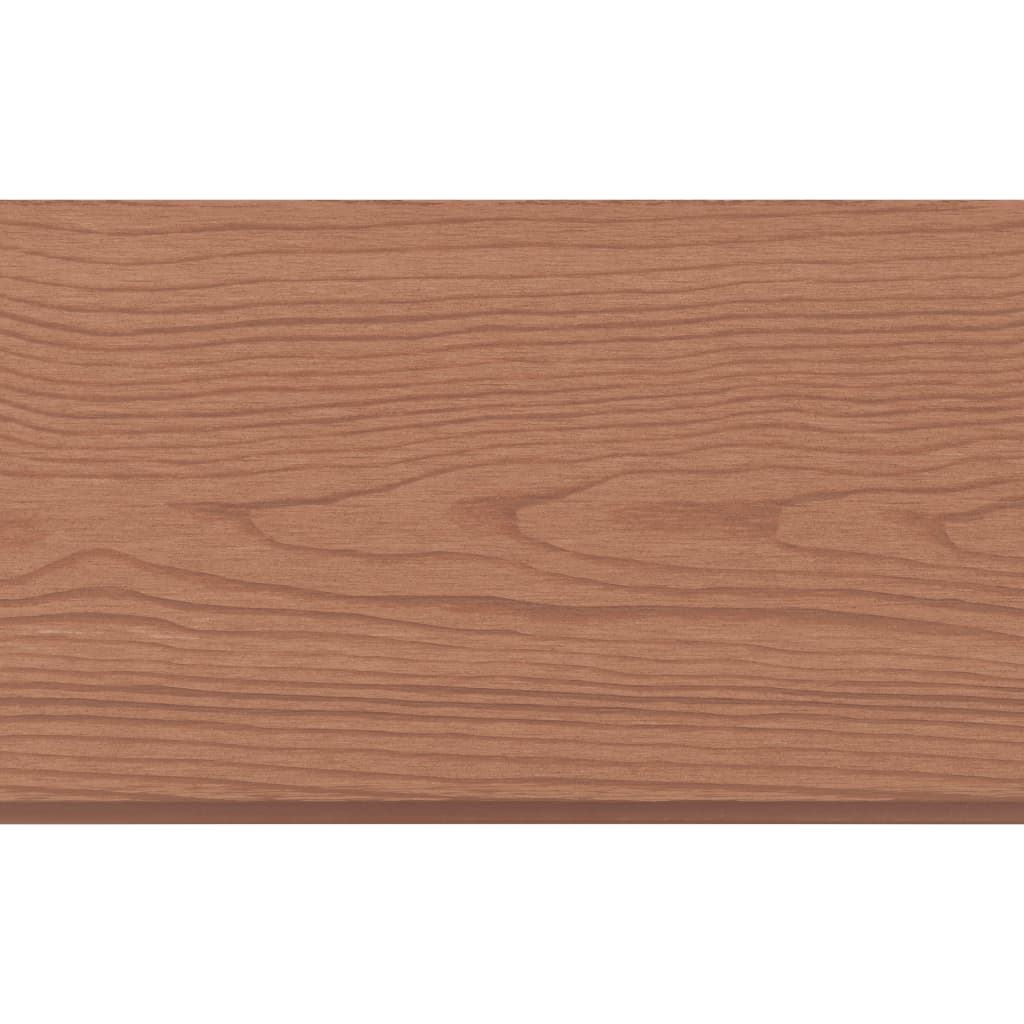 vidaXL Zamienne deski ogrodzeniowe, 9 szt., WPC, 170 cm, brązowe