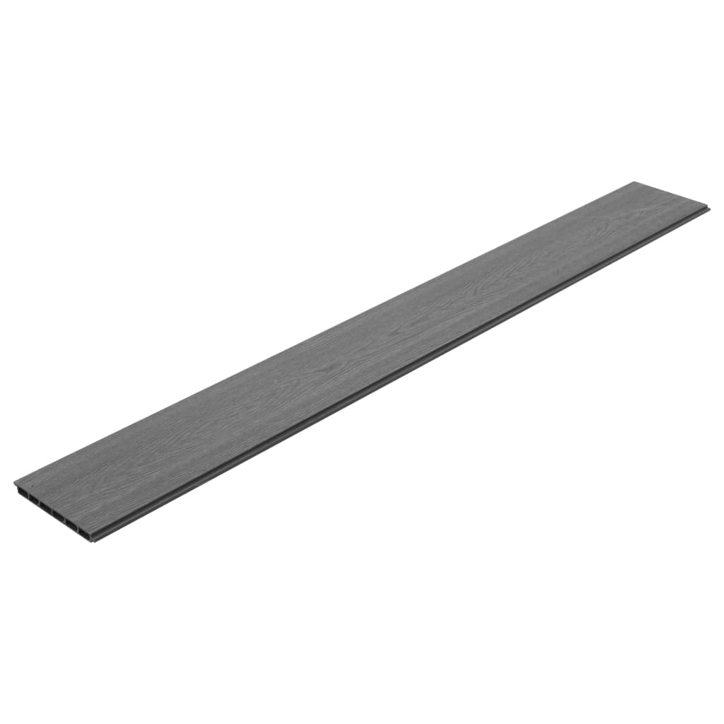 vidaXL Zamienne deski ogrodzeniowe z WPC, 9 szt., 170 cm, szare