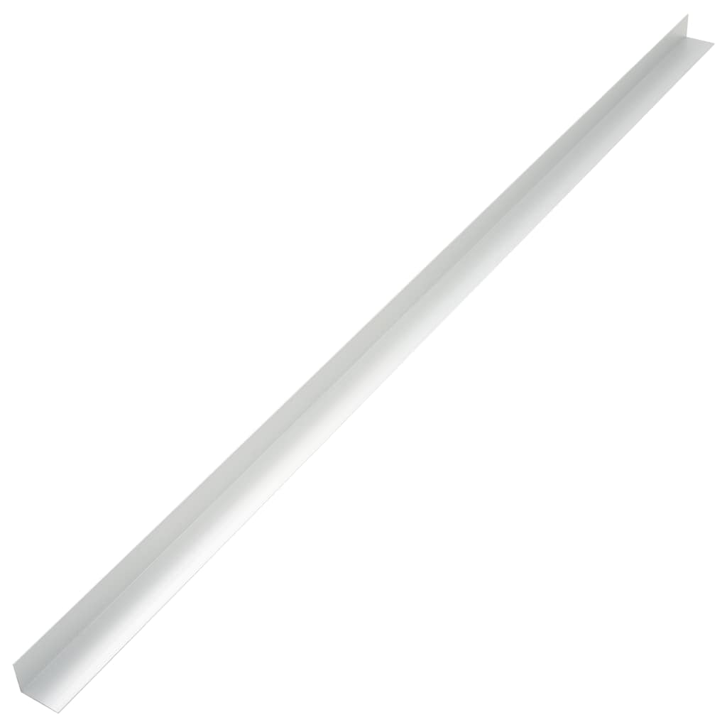 vidaXL Tarasowe listwy kątowe, 5 szt., aluminium, 170 cm, srebrne