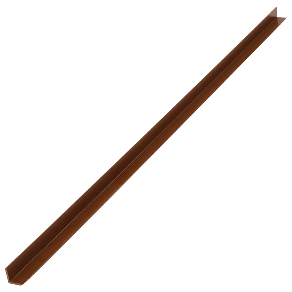 vidaXL Tarasowe listwy kątowe, 5 szt., WPC, 170 cm, jasnobrązowe