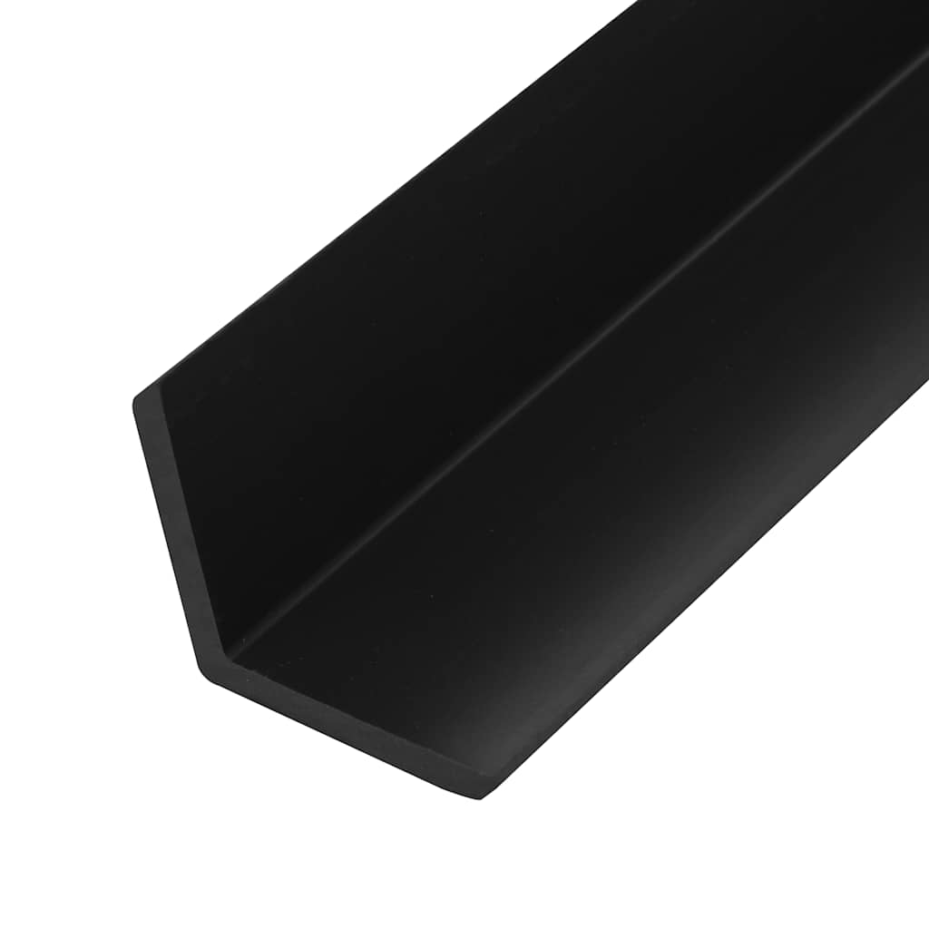 vidaXL Tarasowe listwy kątowe, 5 szt., WPC, 170 cm, czarne
