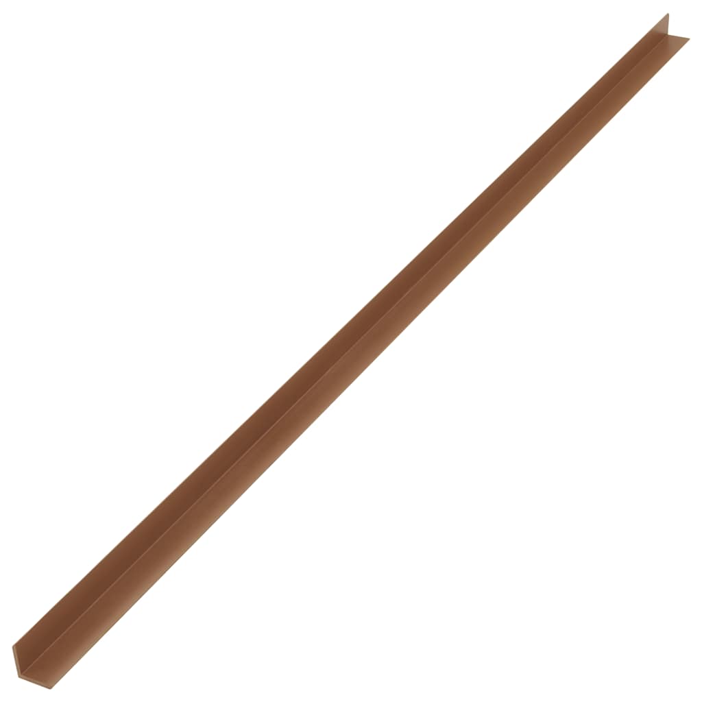 vidaXL Tarasowe listwy kątowe, 5 szt., WPC, 170 cm, kolor tekowy