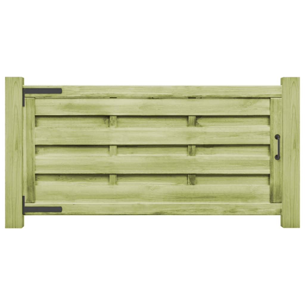 vidaXL Furtki, 2 szt., impregnowana sosna, 150 x 75 cm, zielone