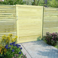 vidaXL Furtka ogrodowa, impregnowane drewno sosnowe, 125x100 cm