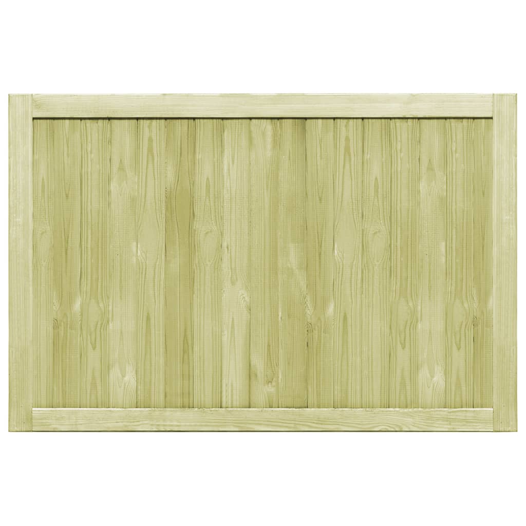 vidaXL Furtki ogrodowe, 2 szt., impregnowana sosna, 300 x 100 cm