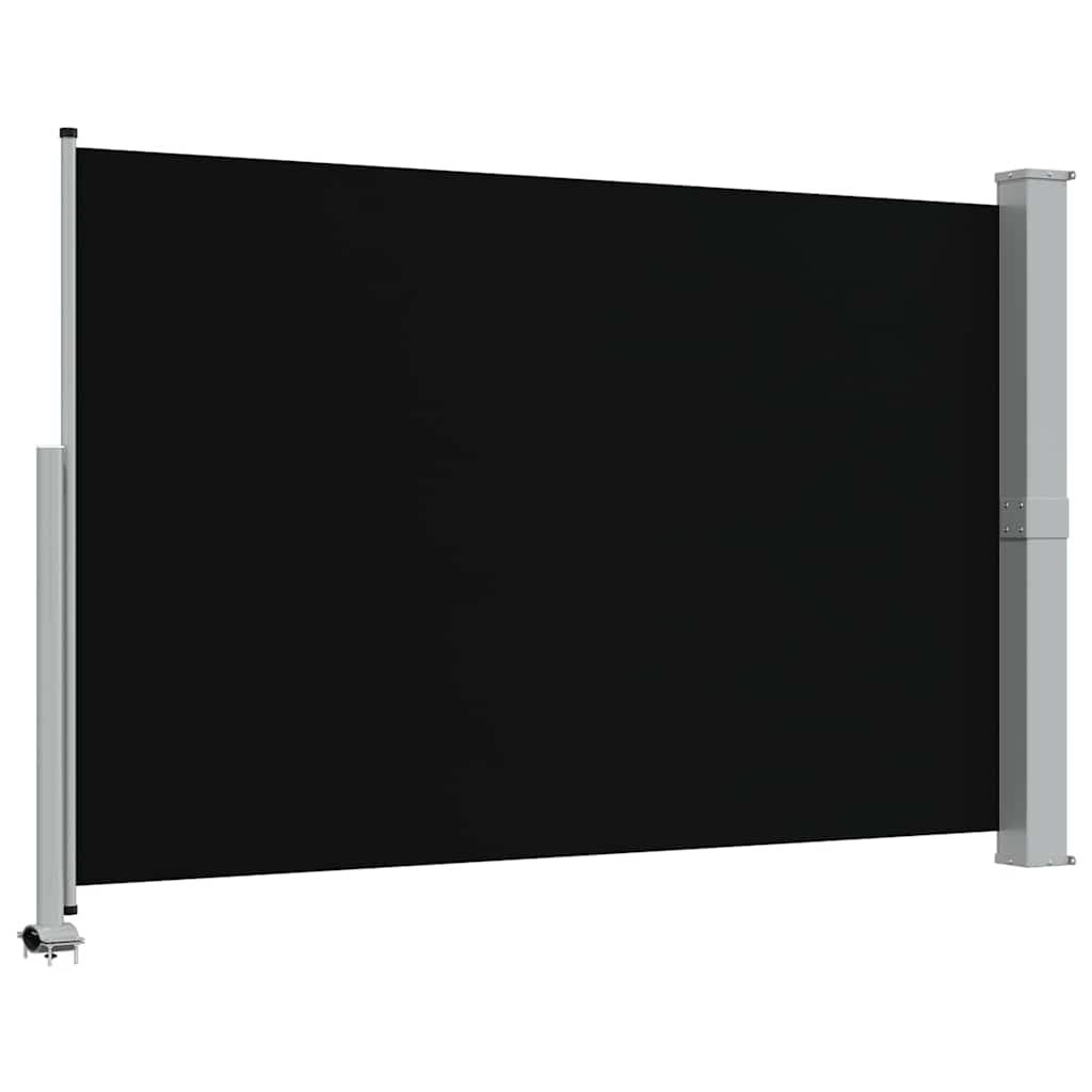vidaXL Tarasowa, zwijana markiza boczna, 160 x 300 cm, czarna