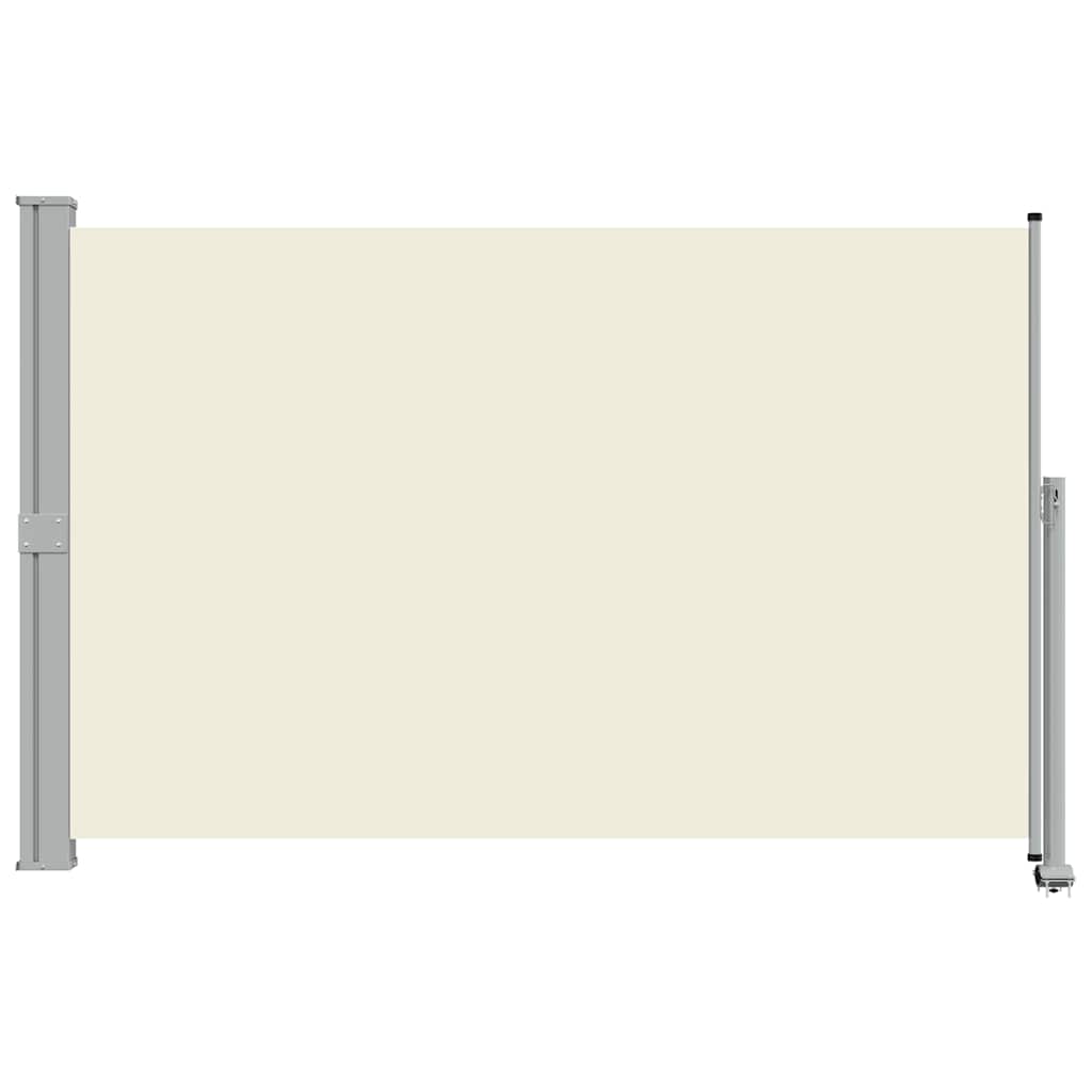vidaXL Tarasowa, zwijana markiza boczna, 160 x 300 cm, kremowa