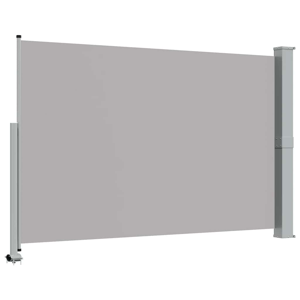 vidaXL Tarasowa, zwijana markiza boczna, 160 x 300 cm, szara
