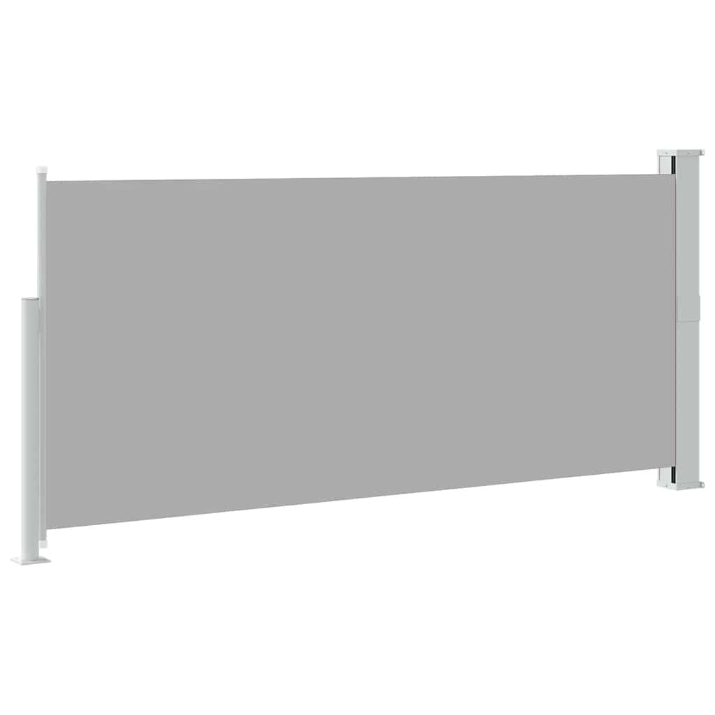 vidaXL Zwijana markiza boczna, 140 x 300 cm, szara