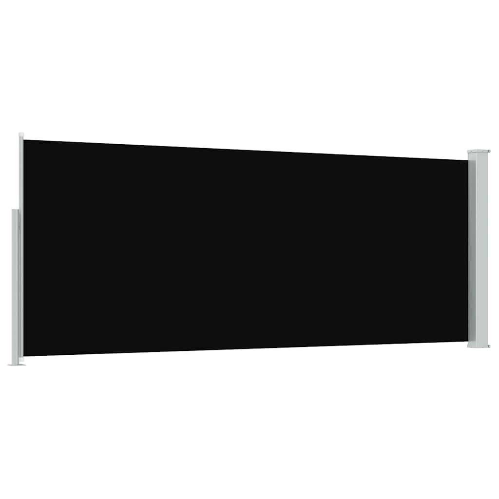vidaXL Zwijana markiza boczna, 120 x 300 cm, czarna