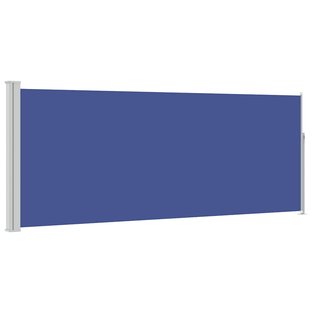 vidaXL Zwijana markiza boczna, 120 x 300 cm, niebieska