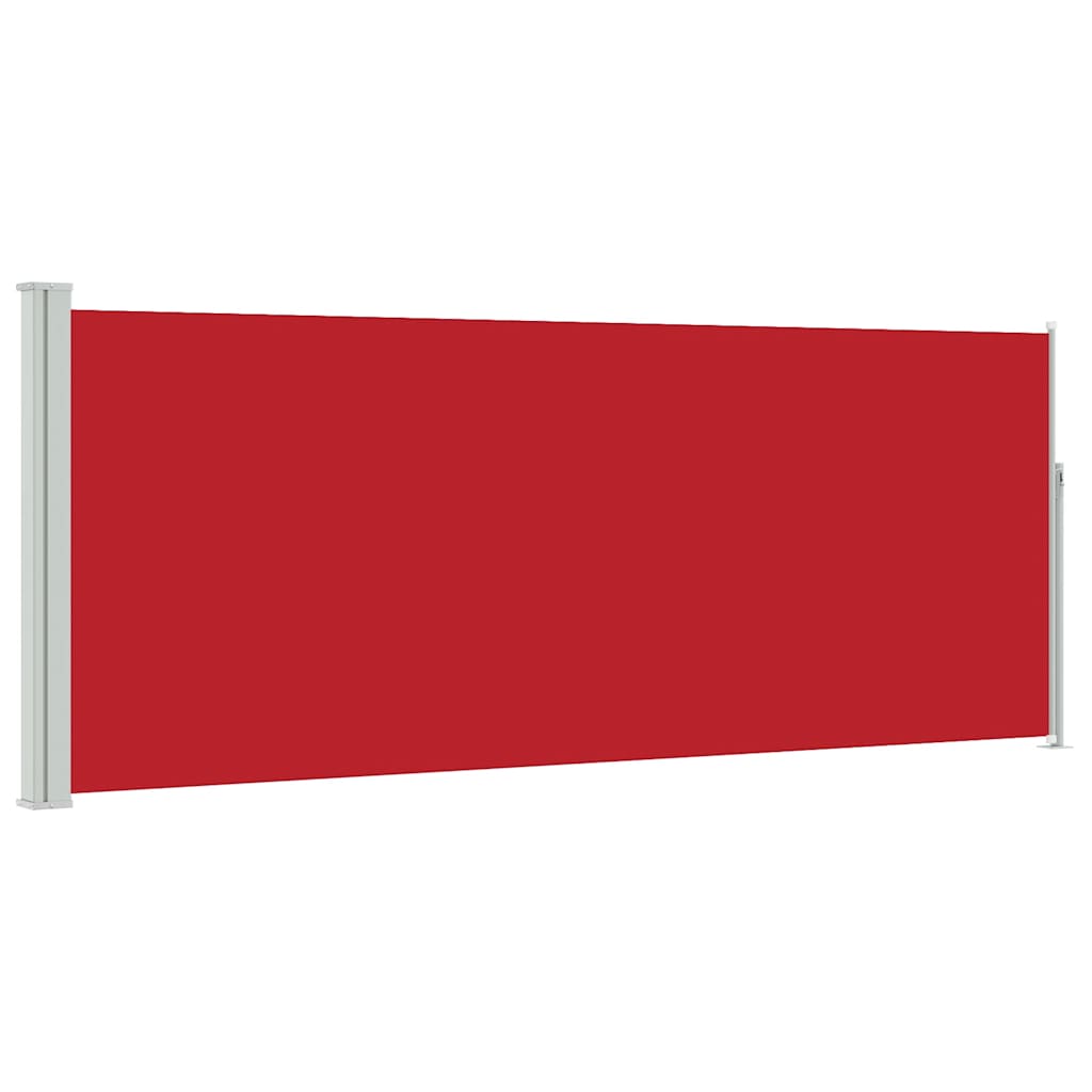 vidaXL Zwijana markiza boczna, 120 x 300 cm, czerwona