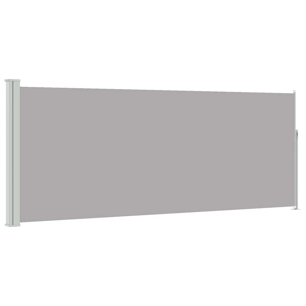 vidaXL Zwijana markiza boczna, 120 x 300 cm, szara
