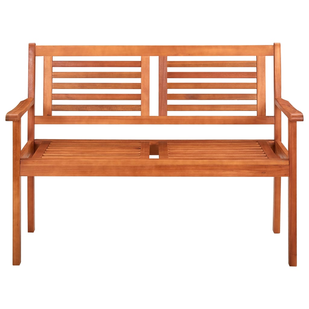 vidaXL Dwuosobowa ławka ogrodowa, 120 cm, lite drewno eukaliptusowe