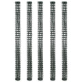 vidaXL Siatki ogrodzeniowe HDPE, 5 szt., 1 x 1,2 m, zielone