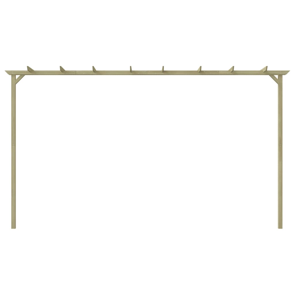 vidaXL Pergola ogrodowa, impregnowane drewno sosnowe, 360x200x60cm