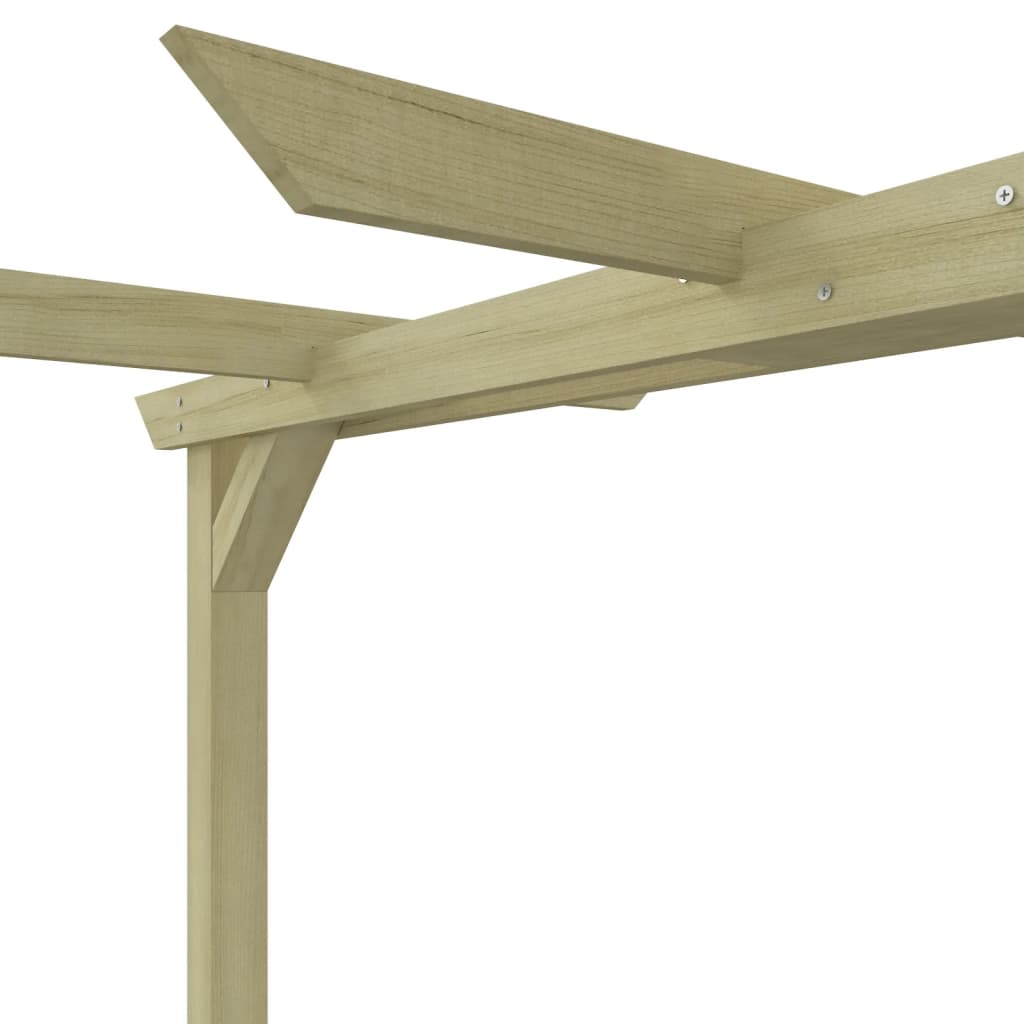 vidaXL Pergola ogrodowa, impregnowane drewno sosnowe, 360x200x60cm