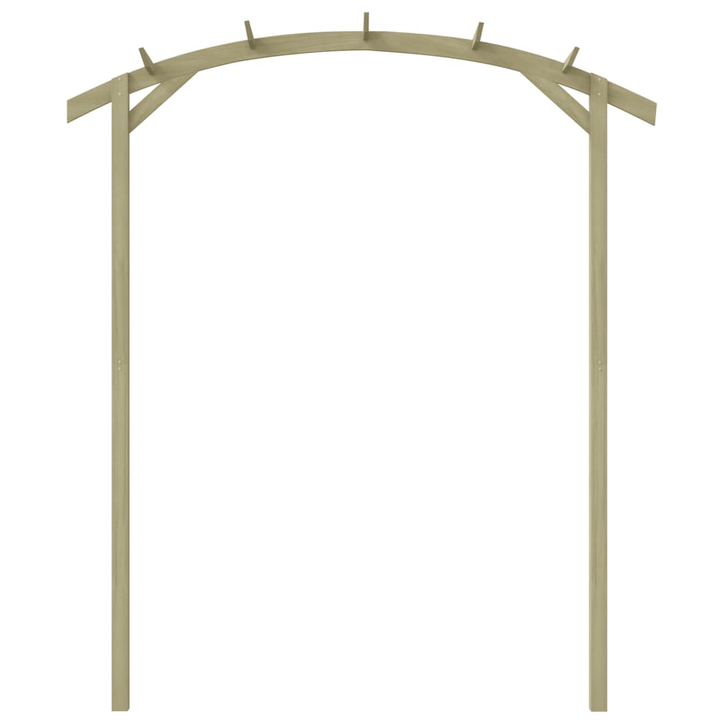 vidaXL Pergola ogrodowa, impregnowane drewno sosnowe, 180x210x40cm
