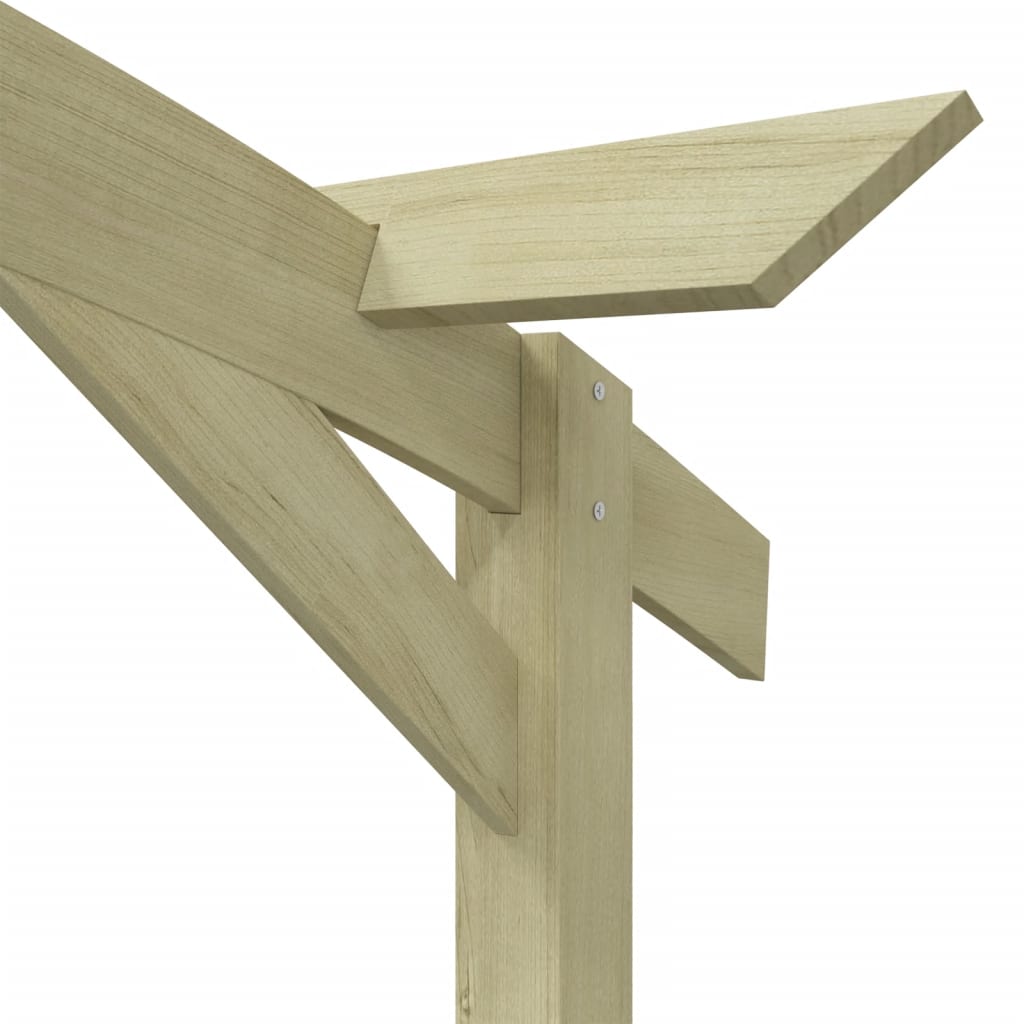 vidaXL Pergola ogrodowa, impregnowane drewno sosnowe, 180x210x40cm