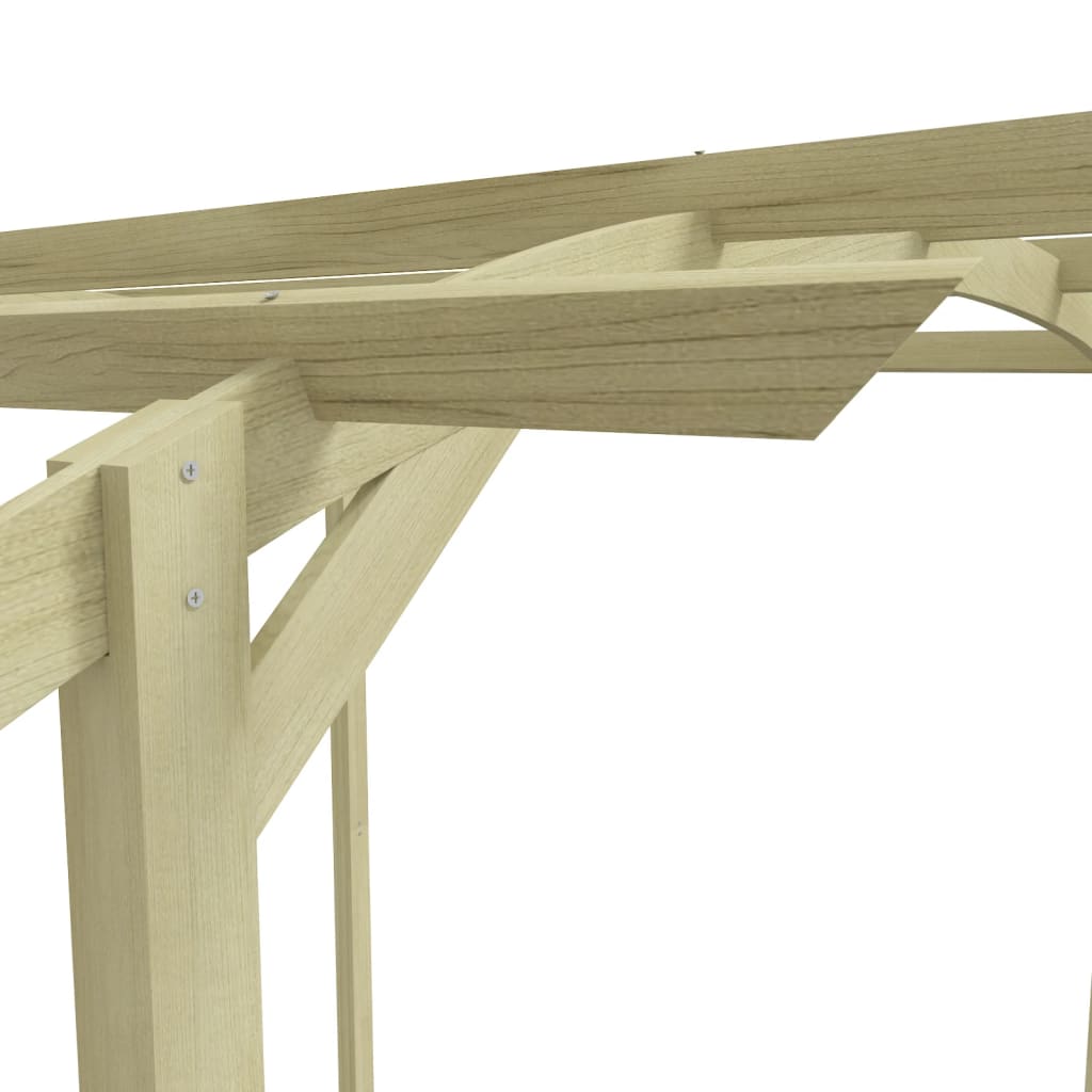 vidaXL Pergola ogrodowa, impregnowana sosna, 180x197x210 cm